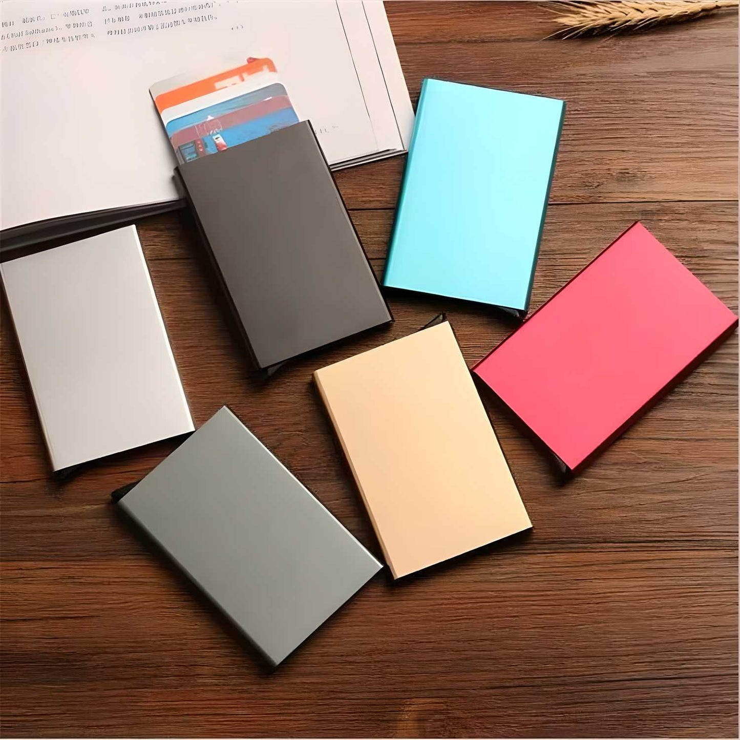 Men's RFID Protected Smart Pop Up Wallet 8 Card Slots